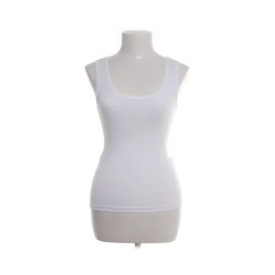 Tanktop  (Hvid) fra H&M Basic Bomuld, Elastan