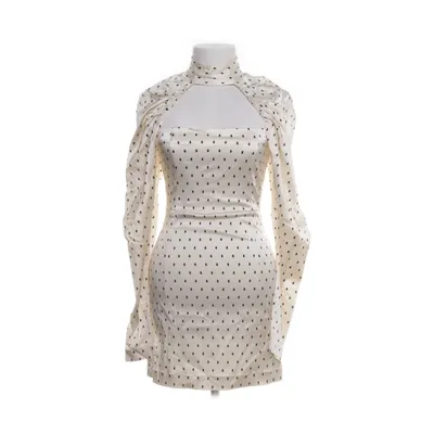 Cocktailkjole (Hvid, Sort) fra ROTATE Birger Christensen Elastan, Viscose
