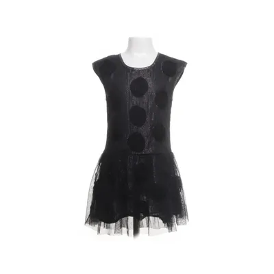 Klänning (Svart, Silverfärgad) från Claire Polyester, Bomull