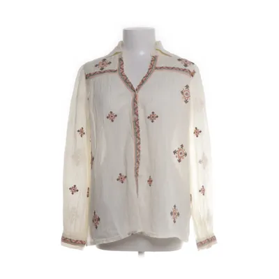 Shirt (Beige, Multicolored) from Maison Hotel Cotton