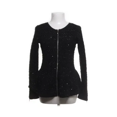 Cardigan (Zwart) van Voyelles Polyester, Elastaan