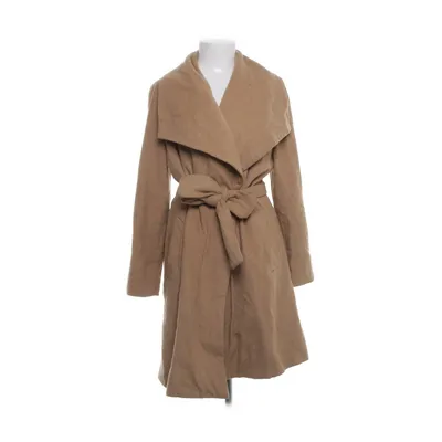Coat (Beige) from Mango Suit Acrylic, Cotton, Polyamide, Polyester, Wool, Viscose