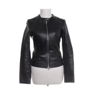 Leren jack (Zwart) van Hugo Boss Cupro, Leer