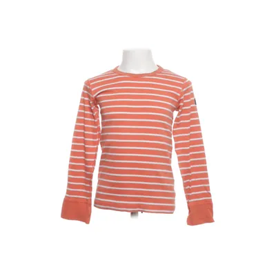 Långärmad t-shirt (Orange, Vit) från Polarn O. Pyret Ekologisk bomull