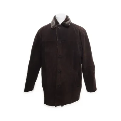 Leren jack (Bruin) van Rover & Lakes Polyester, Leer