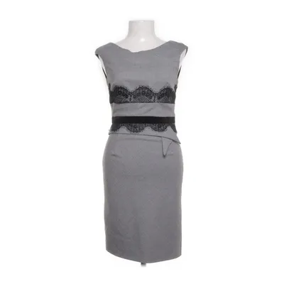 Kjole (Grå, Sort) fra Karen Millen Elastan, Polyester, Viscose, Uld