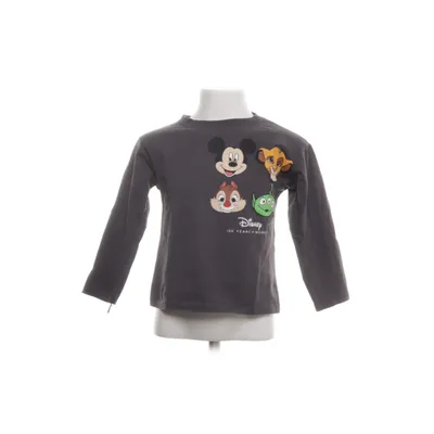 Langærmet t-shirt (Sort, Flerfarvet) fra Zara