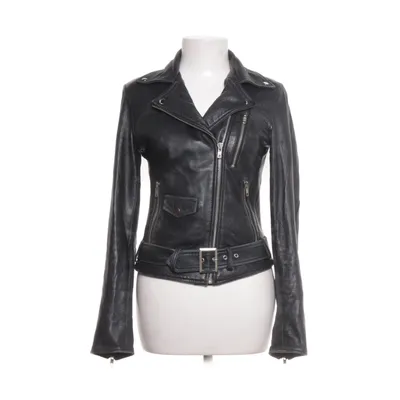 Biker jacket (Black) from Bruno Zaragoza Polyester, Leather