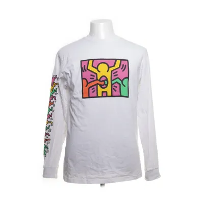 Lange mouwen shirt (Wit, Meerkleurig) van H&M Man Katoen