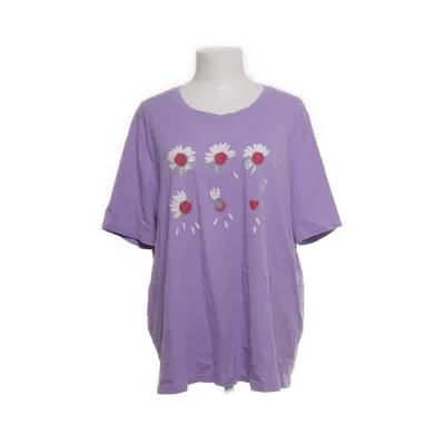 T-shirt (Lila) van Ulla Popken Katoen
