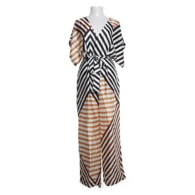 Buksedragt (Beige, Sort, Hvid) fra Mango Polyester