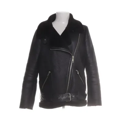 Shearling jacket (Black) from Zara Polyester, Polyurethane