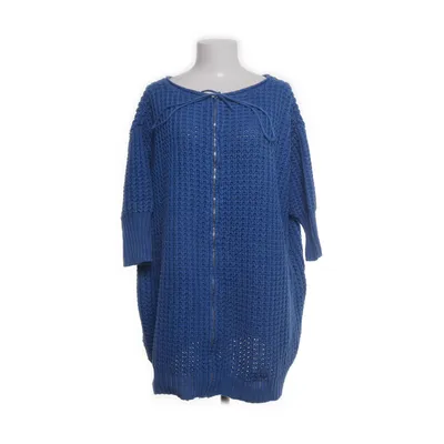 Cardigan (Løs model i kraftig bomuld.Lynlås kan bæres både i ryggen eller foran. Modellen er stor i størrelsen og kan bruges af str. small, medium og large.) de Acne Coton