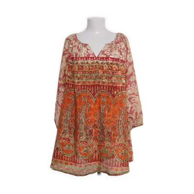 Dress (Beige, Red, Multicolored) from Cofur Silk