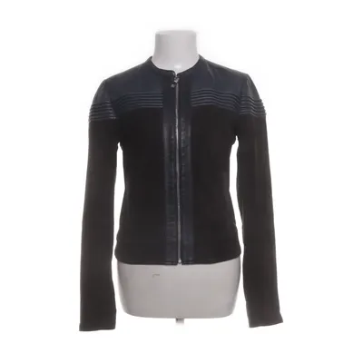 Leren jack (Blauw) van Armani Jeans Katoen, Leer, Polyester