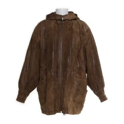 Parka (Vintage Leather Jacket with Hood) from Leather Sound Leather