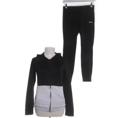 Träningsställ (Svart, Vit) från Adidas Bomull, Polyester