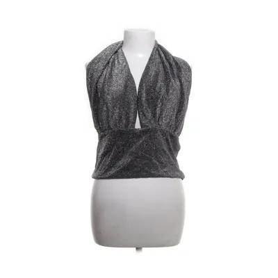 Halter neck top (Black, Silver) from Liatz