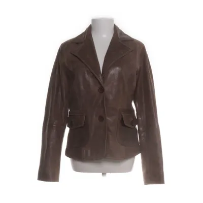 Leather blazer (Brown) from Amisu Leather