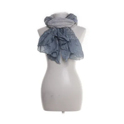 Shawl (Blue, White) from Maïa Silk