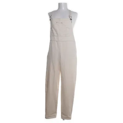 Hängselbyxor (Beige) från Mango Denim