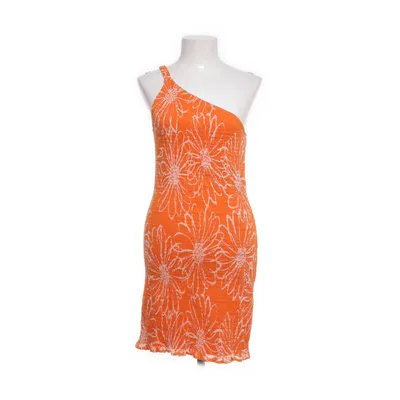Kjole (Orange, Beige) fra Faithfull the Brand Økologisk bomuld, Viscose