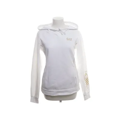 Capuchon sweater (Wit) van Emporio Armani Katoen, Elastaan