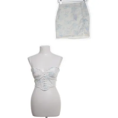 Set (Vit, Blå) från Oh Polly Bomull, Elastan