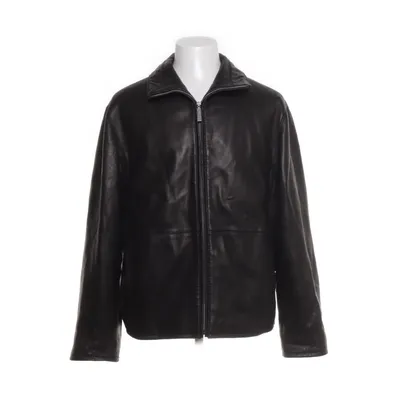 Leather jacket (Black) from Bexleys Man Polyester, Leather