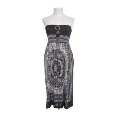 Halterneck dress (Black, Multicolored) from LUK Elastane, Polyester