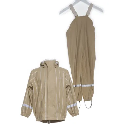 Regnställ (Brun, Beige) från Kuling Polyester, Polyuretan