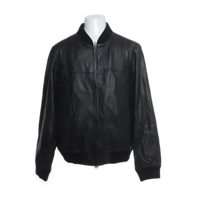 Leren jack (Zwart) van Marc O'Polo Leer, Polyester, Acryl