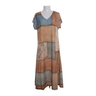 Maxi dress (Brown, Blue, Multicolored) from Maria & Gabriele Cotton, Polyester