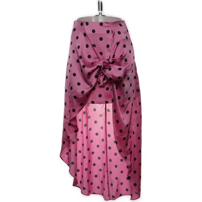 Långkjol (Rosa, Svart) från Glamorous Polyester