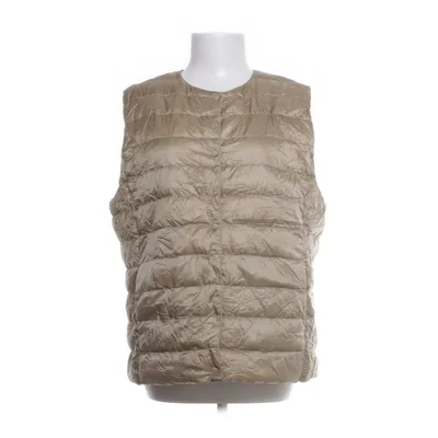 Bodywarmer (Beige) van Uniqlo Nylon, Dons