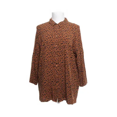 Blus (Brun, Svart, Blå) från Part Two Viskos