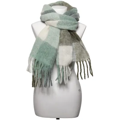 Écharpe (Vert, Multicolore) de Holzweiler Laine d'alpaga, Mohair, Polyamide