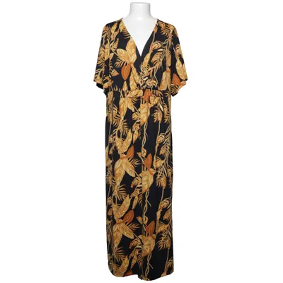Robe longue (Noir, Marron) de Ellos Élasthane, Polyester