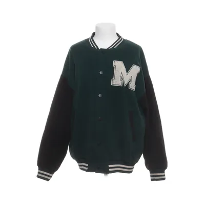 Collegejacka (Grön, Svart, Vit) från Subdued Akryl, Bomull, Polyester, Viskos, Ull