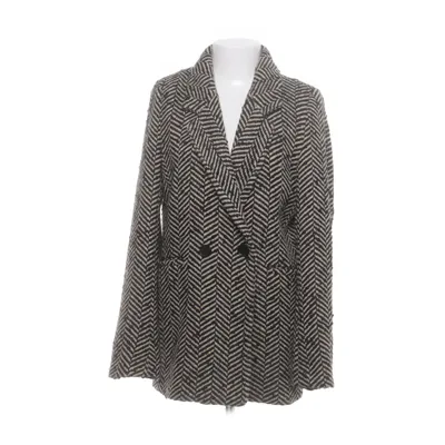 Manteau (Noir, Beige) de Anine Bing Acrylique, Polyester, Laine