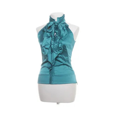 Halterneck top (Turkis) fra Karen Millen Elastan, Polyester, Silke