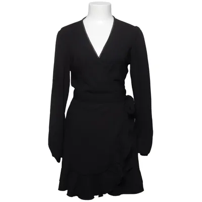 Wrap dress (Black) from STR Polyester