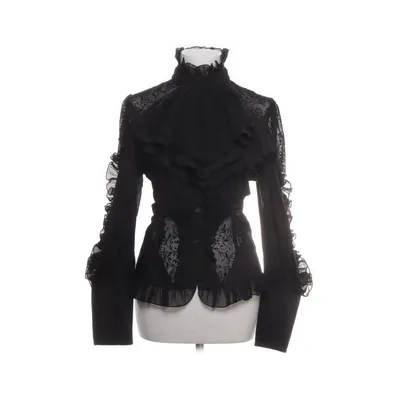 Blouse (Black) from Corset Story Cotton, Nylon
