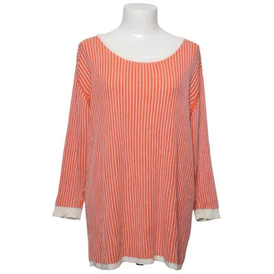 Sweater (Orange, White) from Two Danes Angora, Cotton, Polyamide, Viscose