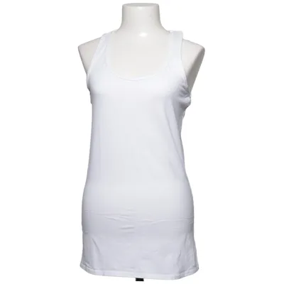 Tank­top (Weiß) von Basic U Elasthan, Bio-Baumwolle