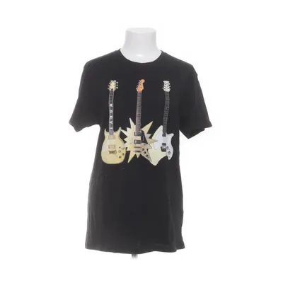 T-shirt (Svart, Flerfärgad) från Abba Ekologisk bomull