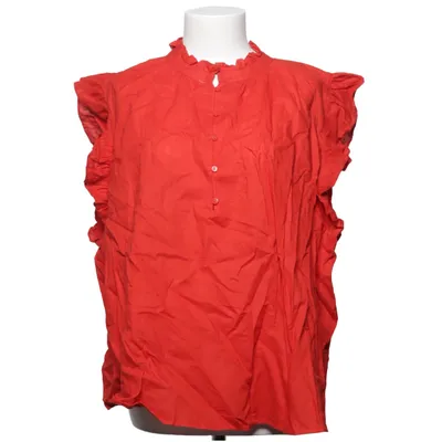 Haut (Rouge) de H&M Coton, Lin