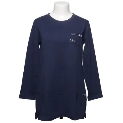Lange mouwen shirt (Blauw) van Denim & Co Katoen