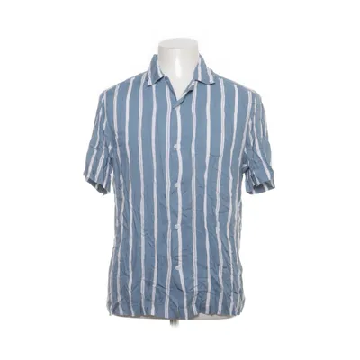 Kortärmad skjorta (Blå, Vit) från H&M Viskos