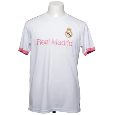Voetbalshirt (Wit, Roze) van Real Madrid Polyester